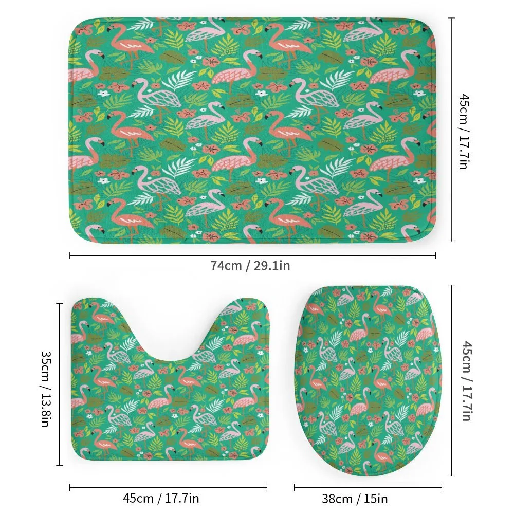 Caribbean Botany Flamingos — Detail 1