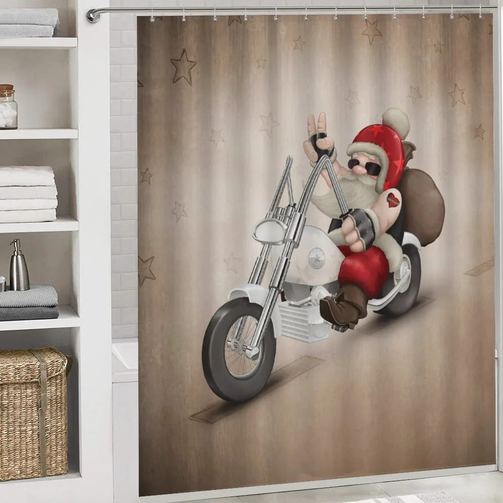 Cool Santa on Bike — Detail 4