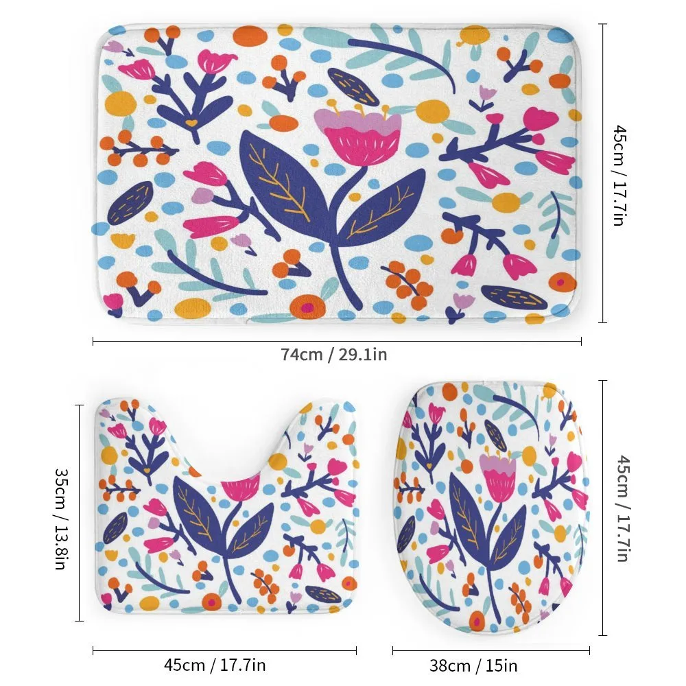 Doodle Style Flowers Blots — Detail 1