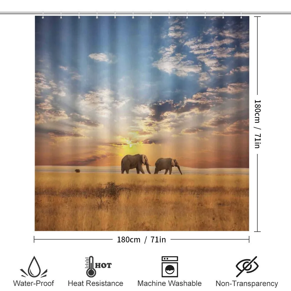 Elephants Untouched Land — Detail 2