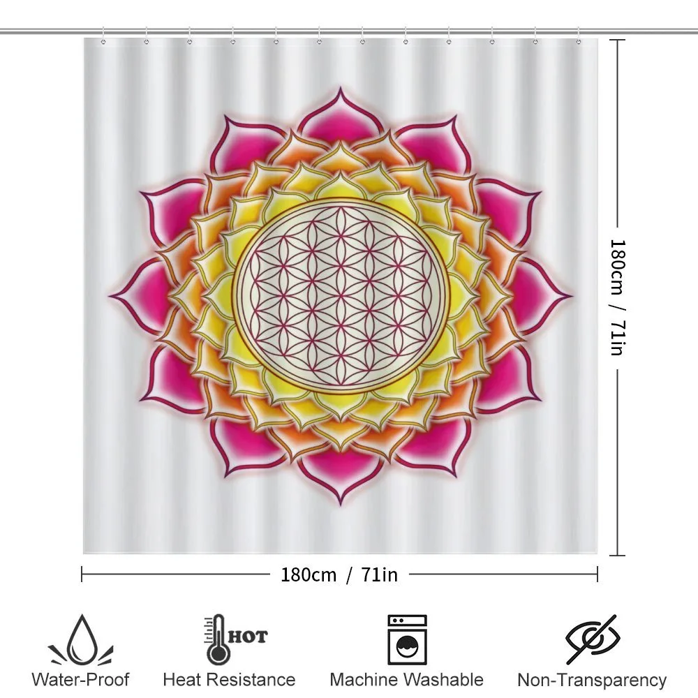 Flower of Life Lotus Vivid — Detail 2