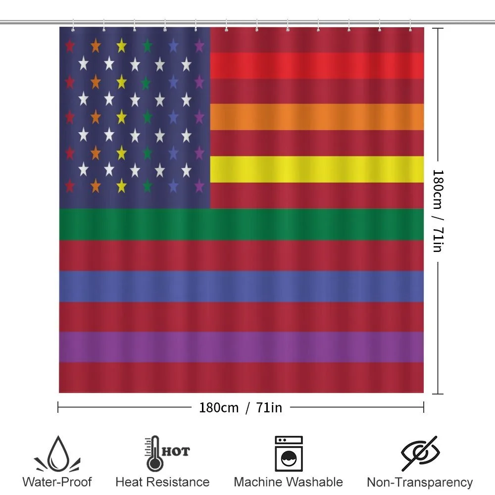 Gay Concept American Flag — Detail 2