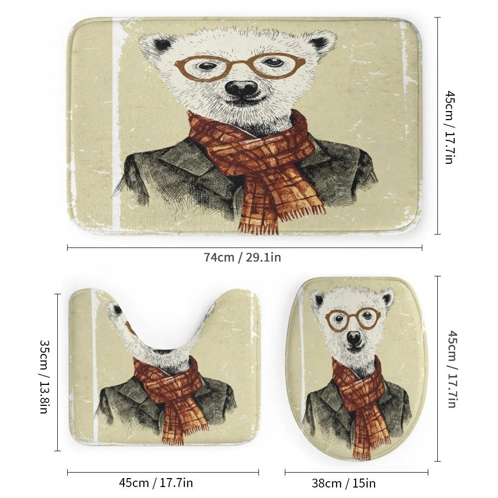Hipster Bear Glasses — Detail 1