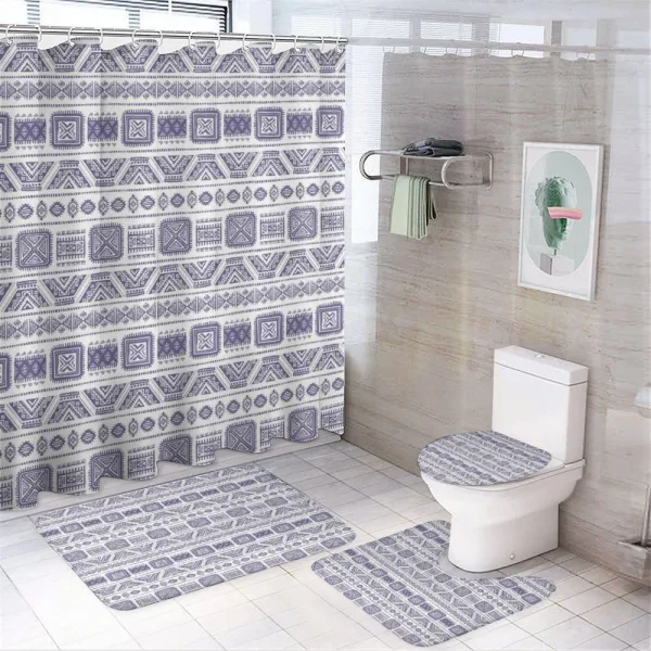 Mexico Aztec Boho on a shower curtain