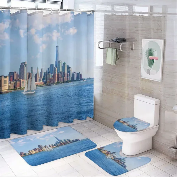 New York Sunshine on a shower curtain