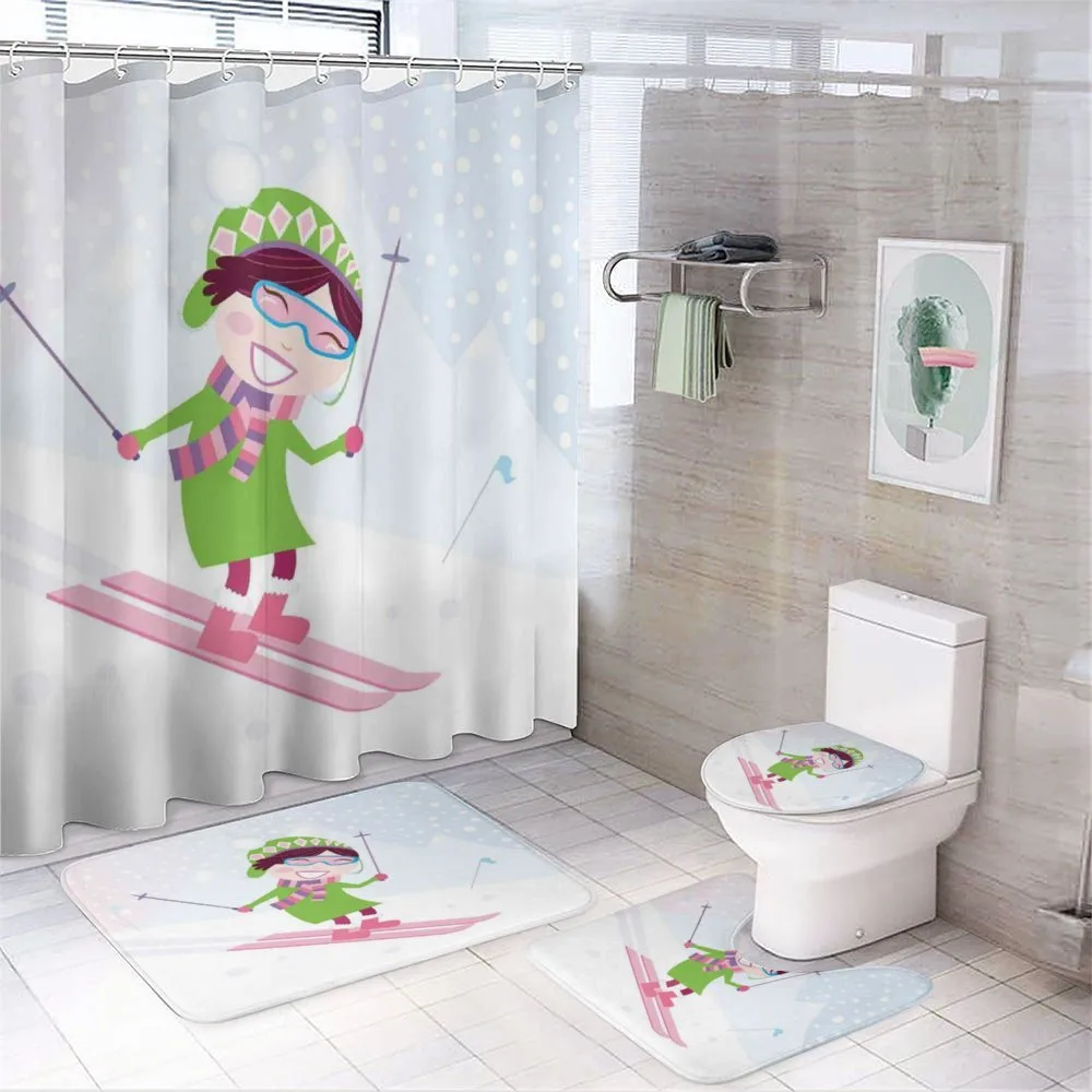 Skiing Girl Snow — Your design