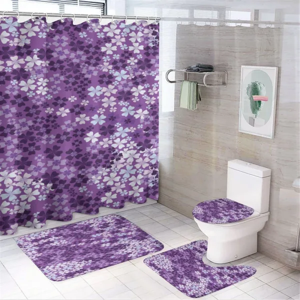 Spring Romantic Meadow on a shower curtain