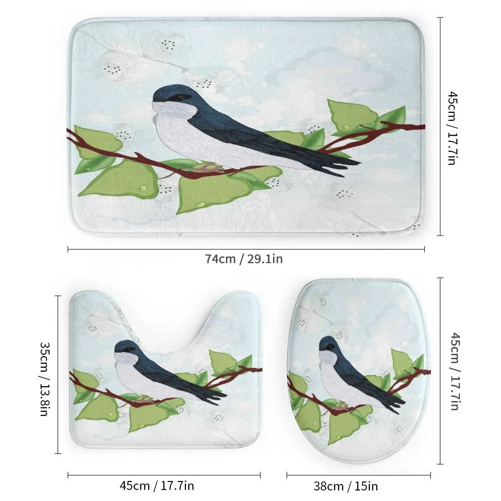 Swallow Bird on Branch — Detail 1