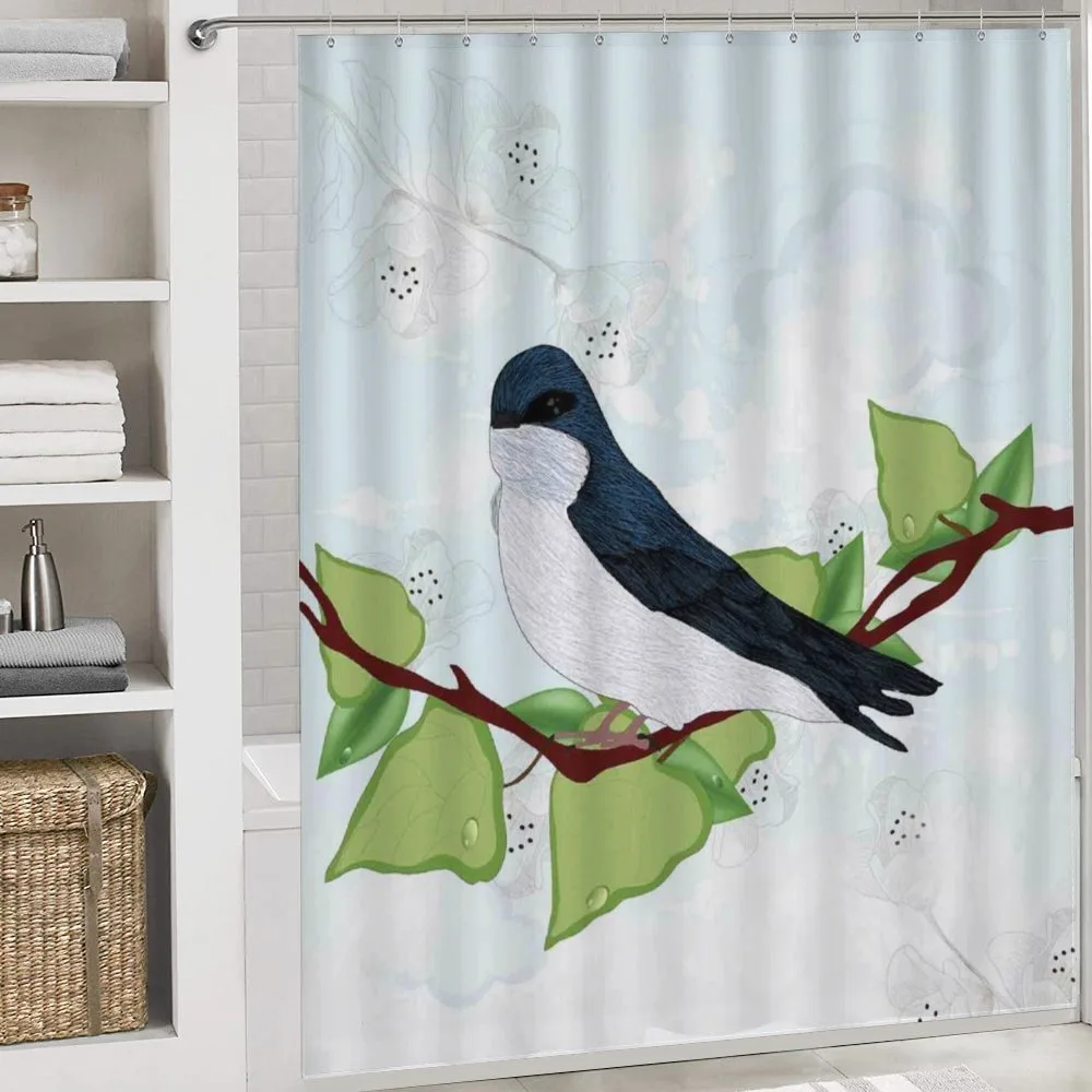 Swallow Bird on Branch — Detail 4