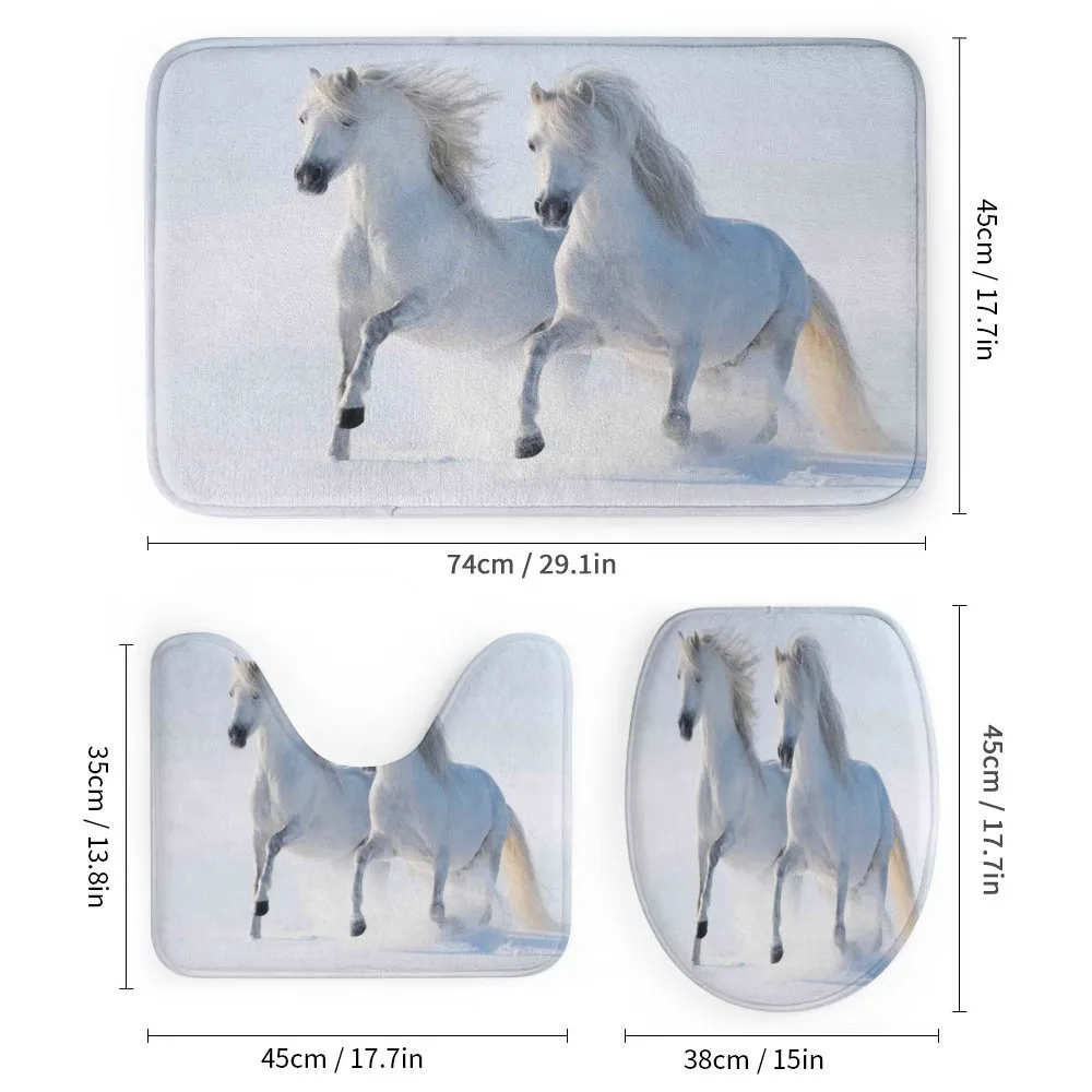 Wintertime Horse Animal — Detail 1