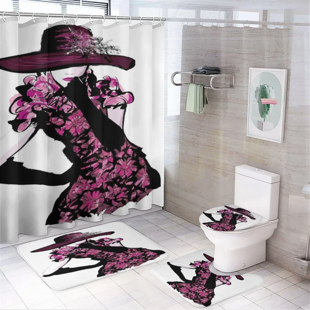 Woman in Floral Dress — Your design