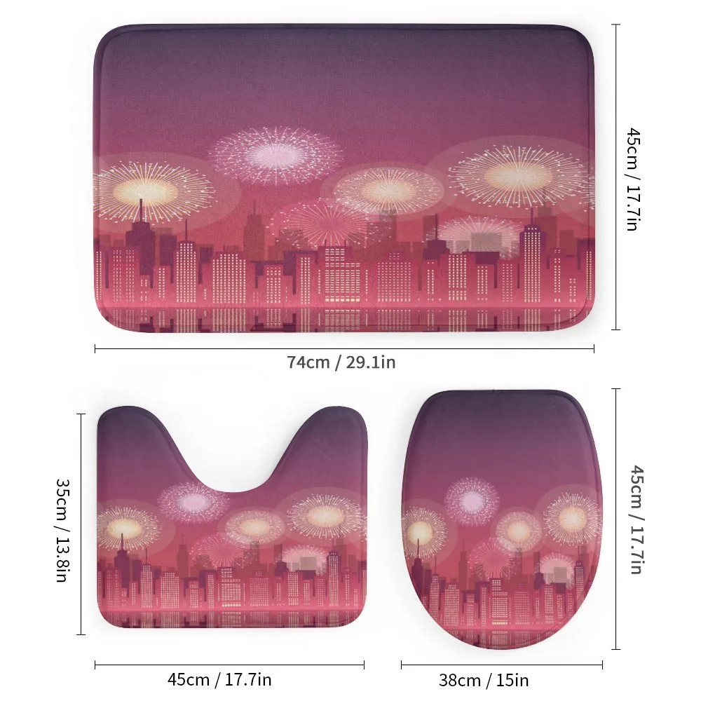 Cityscape Fireworks — Detail 1