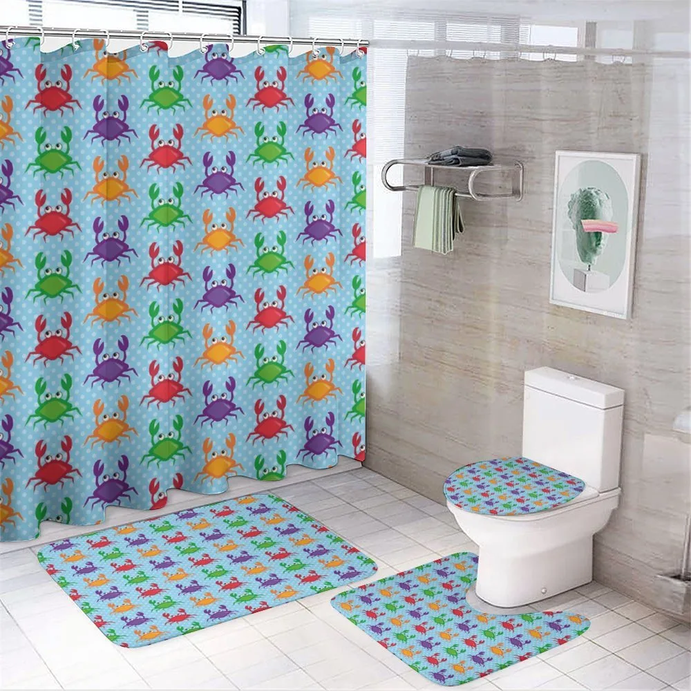Crabs on Blue Backdrop — Your design