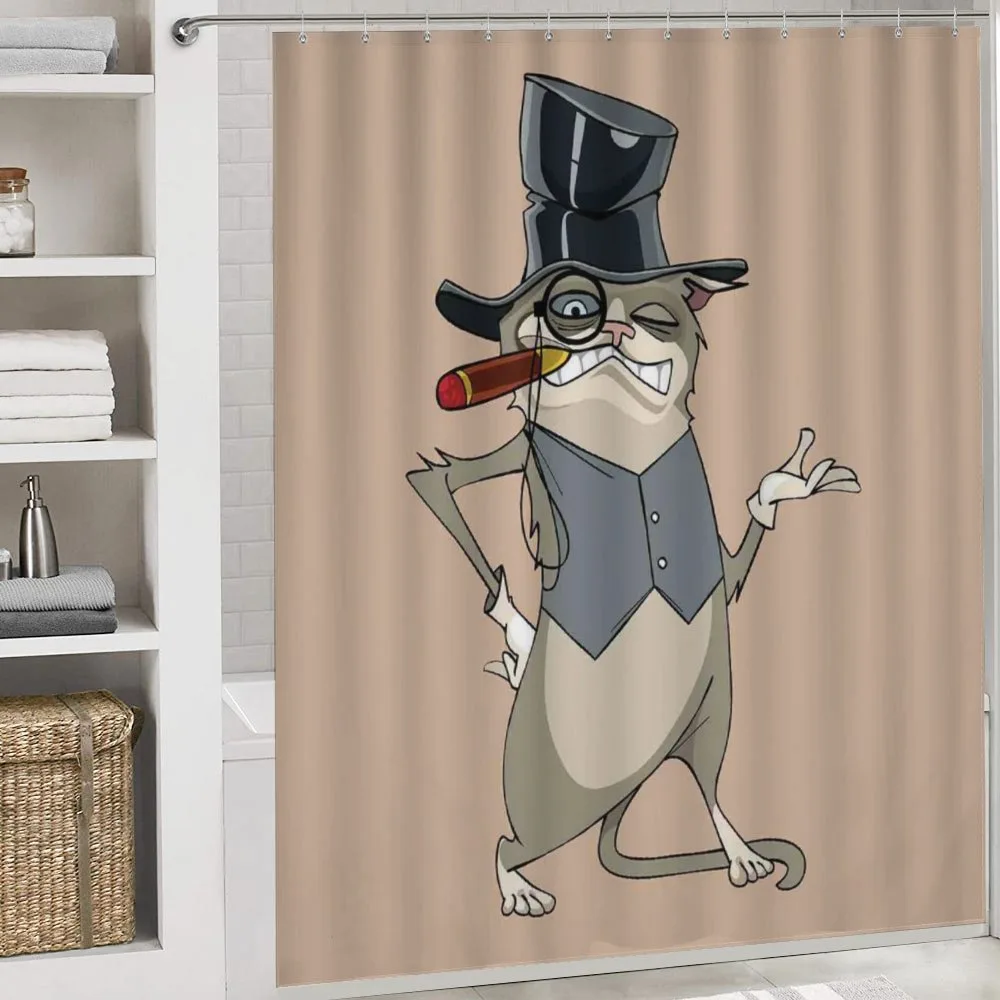 Funny Gentleman Cat Monocle — Detail 4