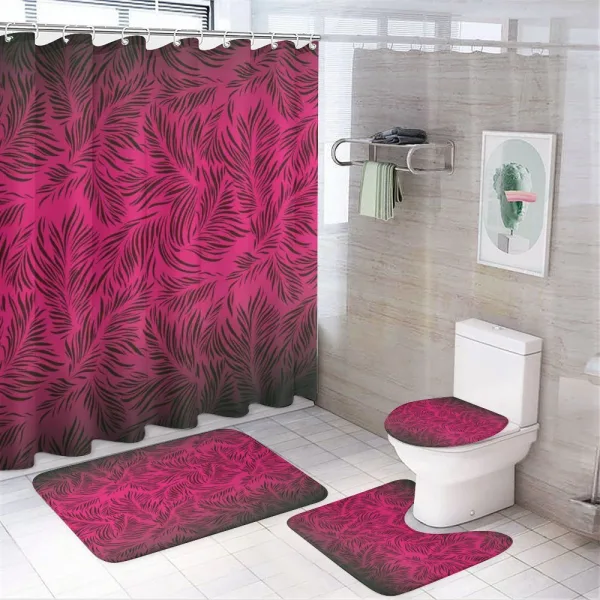Hawaiian Island Palms on a shower curtain