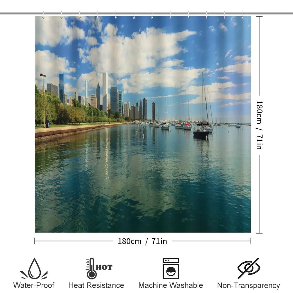 Lake Michigan Day Scenery — Detail 2