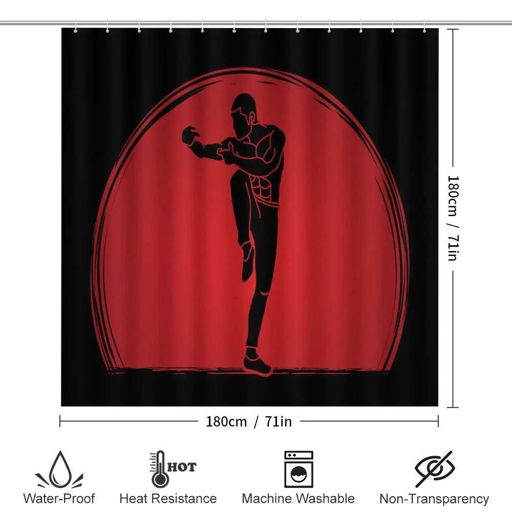 Man Silhouette Pose Round — Detail 2