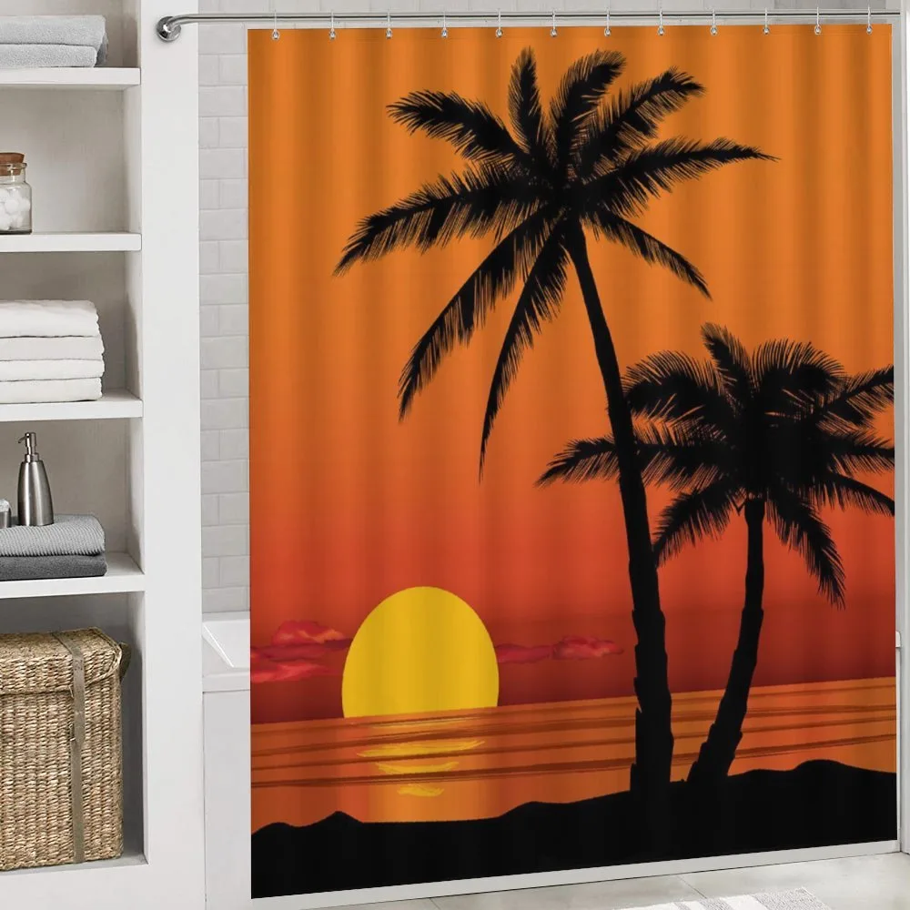 Orange Ombre Sunset and Trees — Detail 4