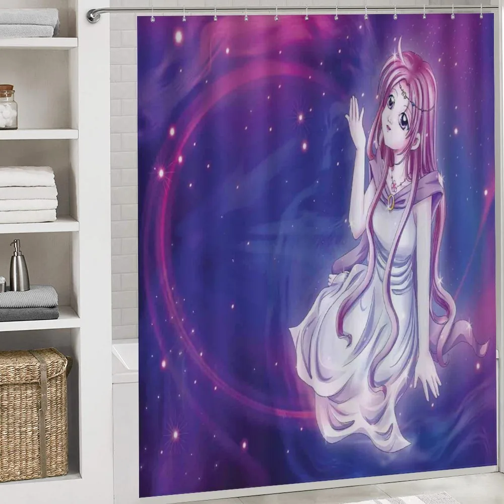 Purple Anime Fairy Sitting — Detail 4