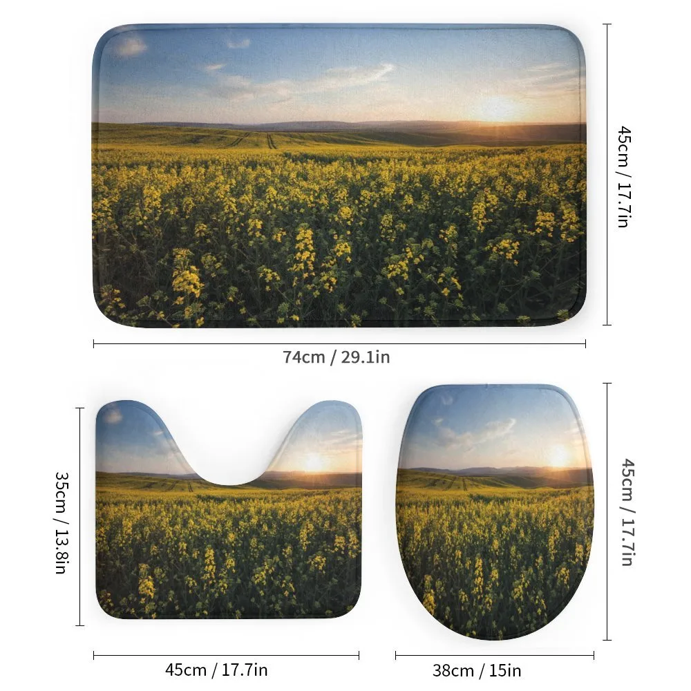 Sunset Flower Field — Detail 1