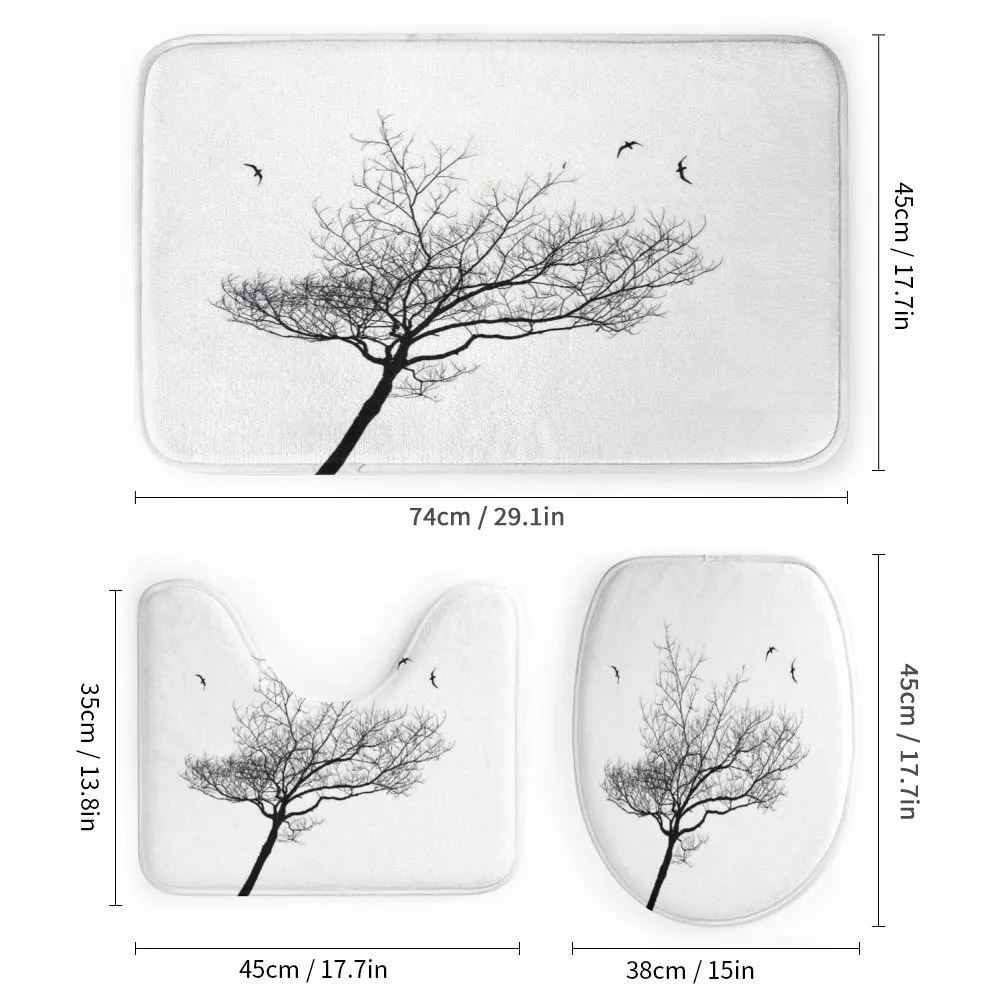 Tree Flying Birds — Detail 1