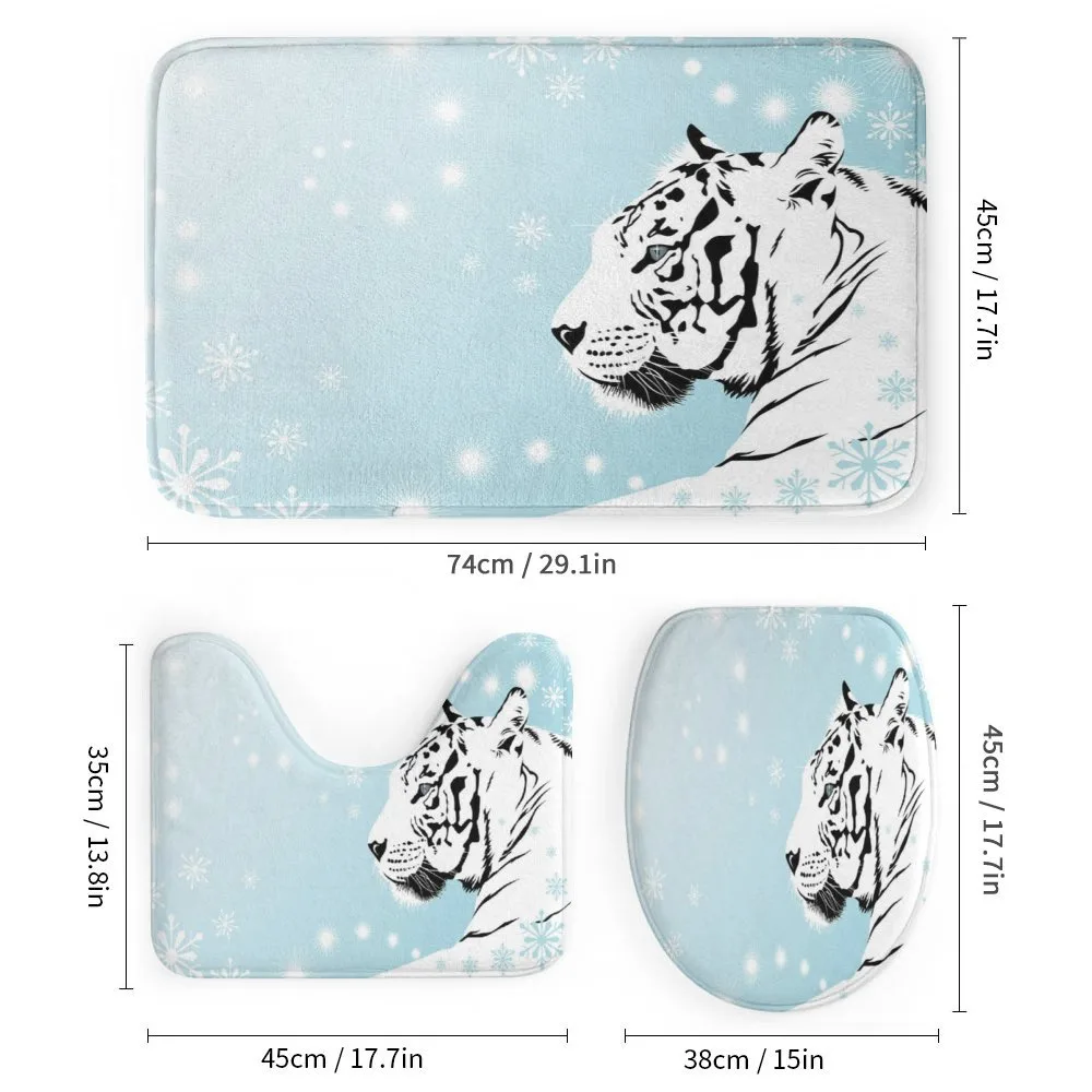 White Beast on Snowy Land — Detail 1