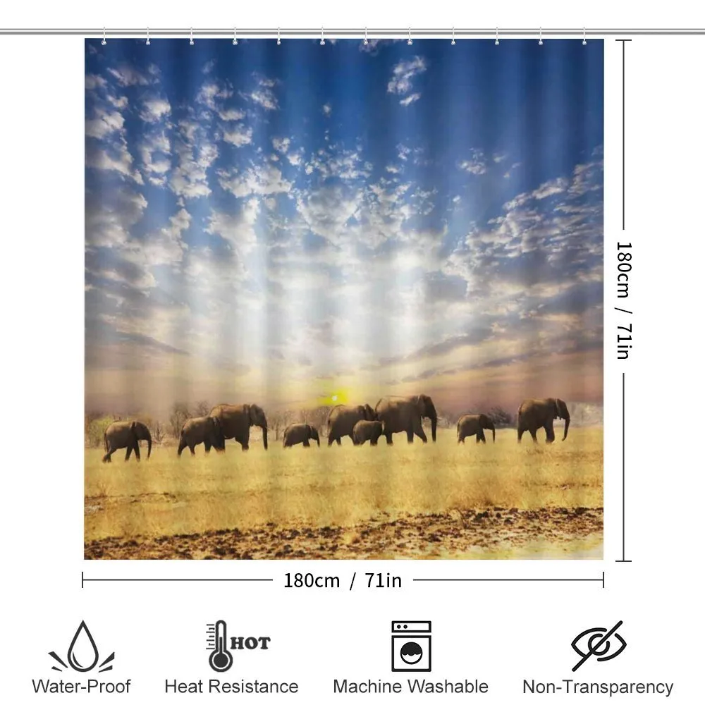 Wild Elephants Herd — Detail 2