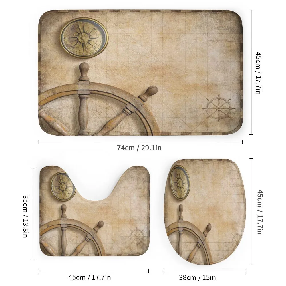 Wooden Wheel Compass — Detail 1