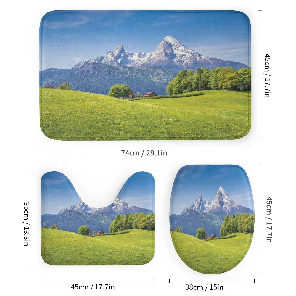 Alps with Meadow Flora — Detail 1