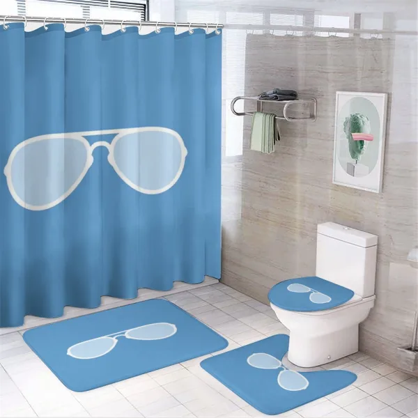 Aviator Sunglass on a shower curtain