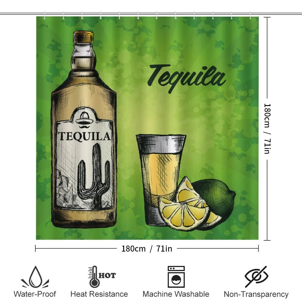 Bottle Shot Glass and Lime — Detail 2