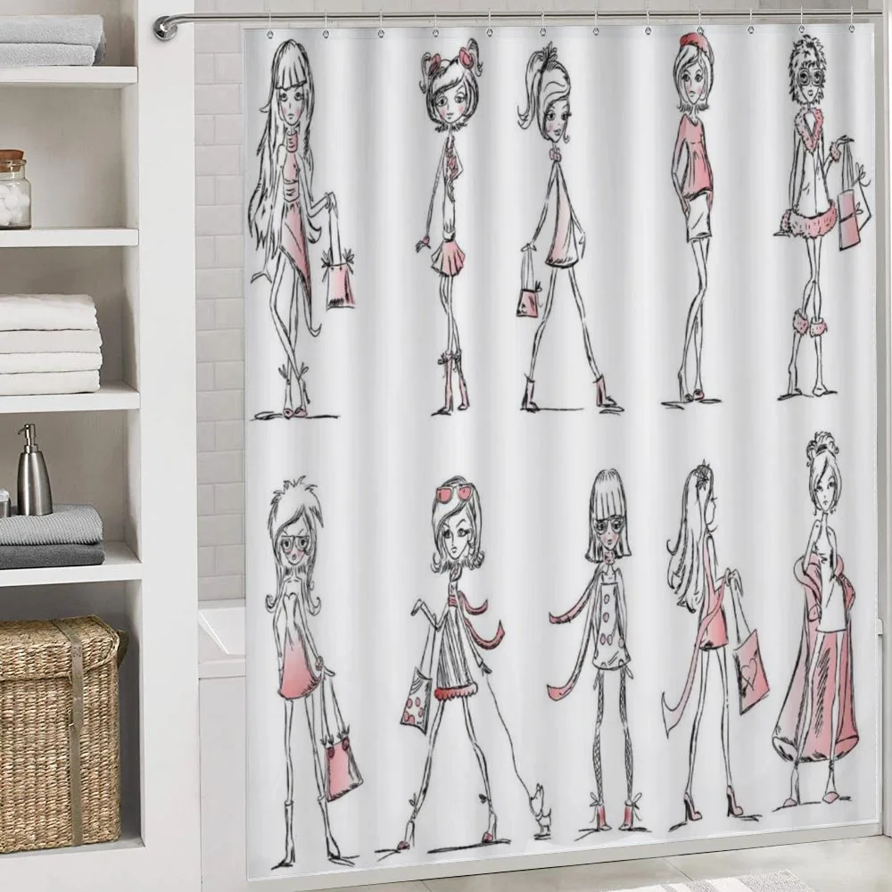 Cartoon Fashion Ladies — Detail 4