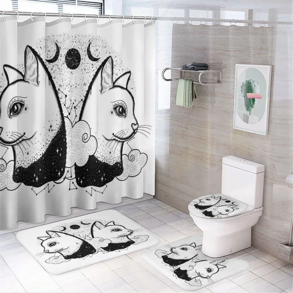 Cats with Moon Clouds Stars — Your design