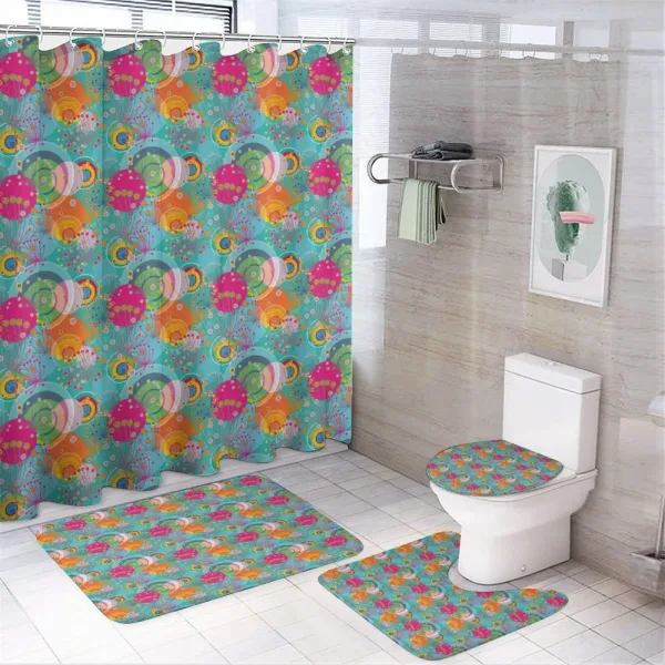 Dandelion Vibrant Spring on a shower curtain