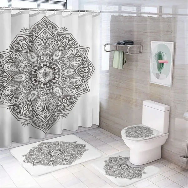 Eastern Psychedelic on a shower curtain