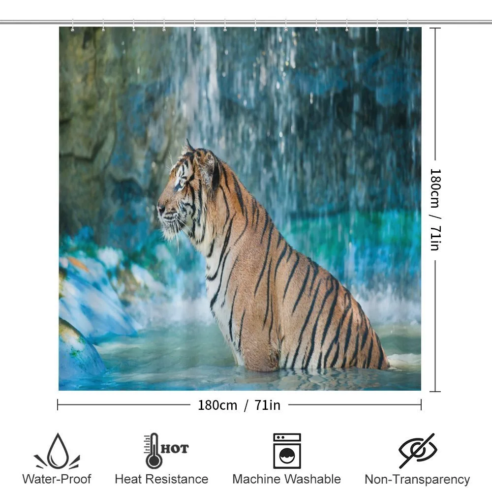 Feline Animal in Pond — Detail 2