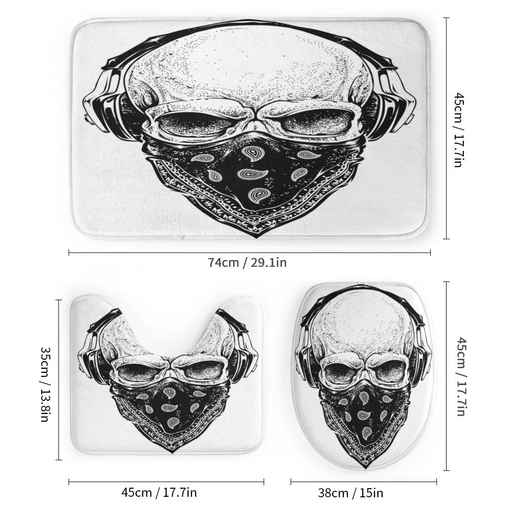 Gothic Skull Headphones — Detail 1