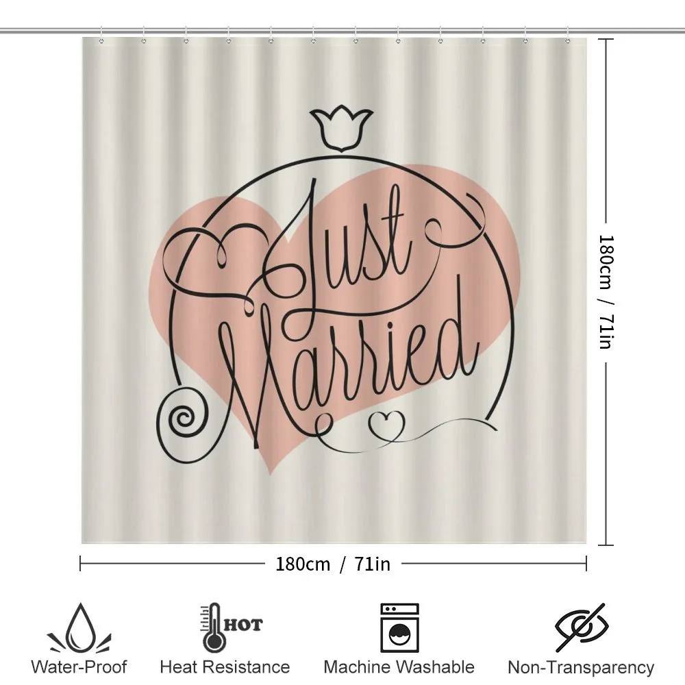 Just Married Tulip Heart — Detail 2