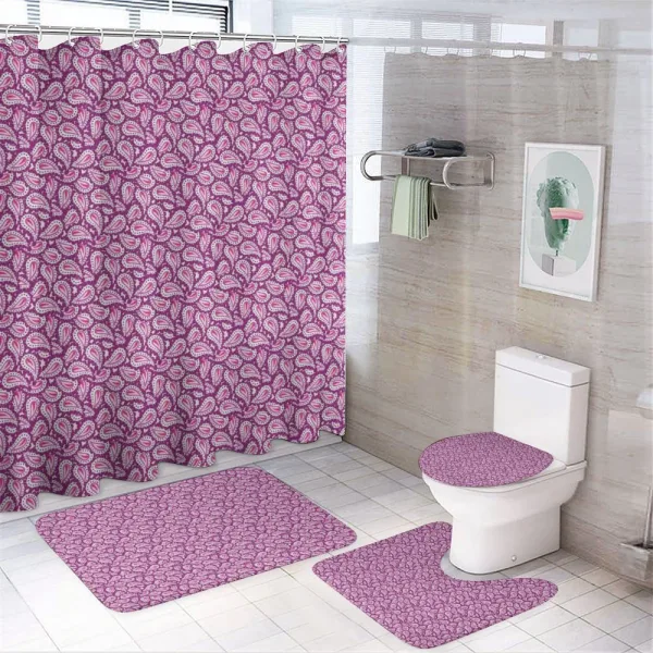 Middle Eastern Paisley on a shower curtain