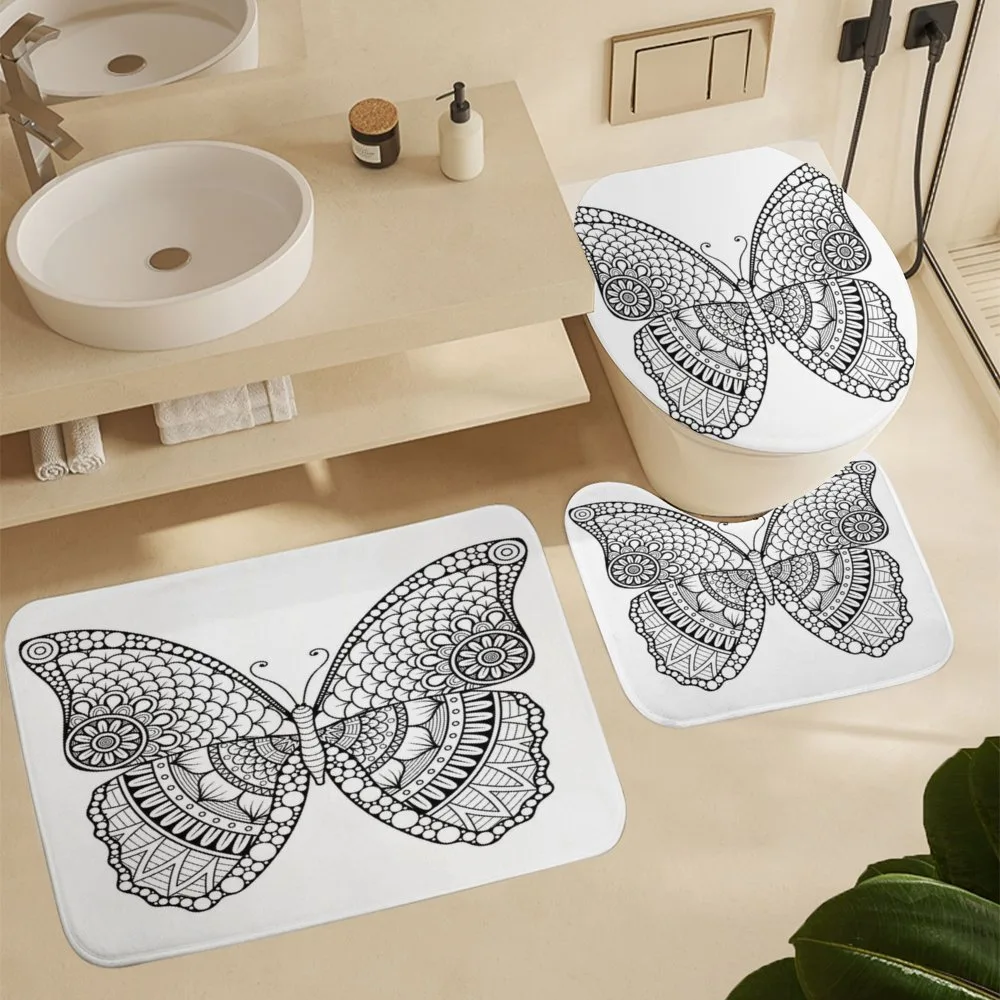 Monochrome Butterfly Graphic — Detail 5