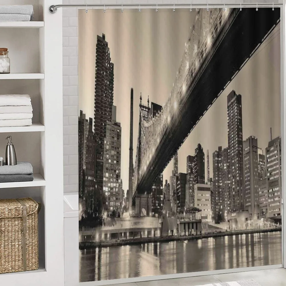 NYC Night Bridge View — Detail 4