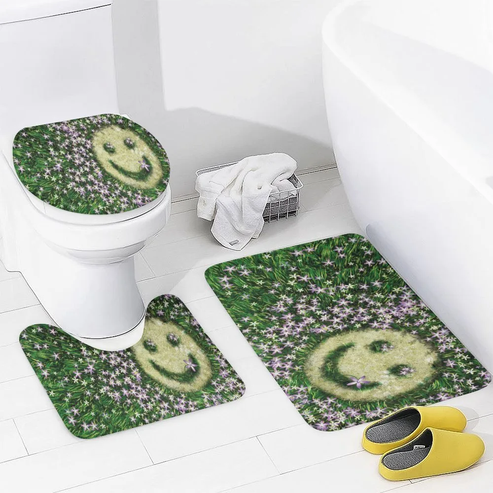 Smiley Emoticon on Grass — Detail 3