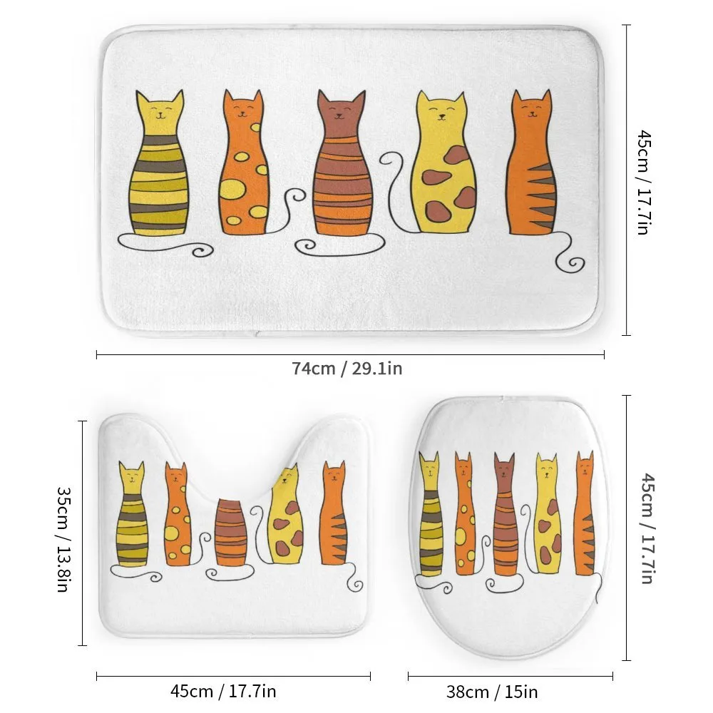 Smiling Cats Cartoon Domestic — Detail 1