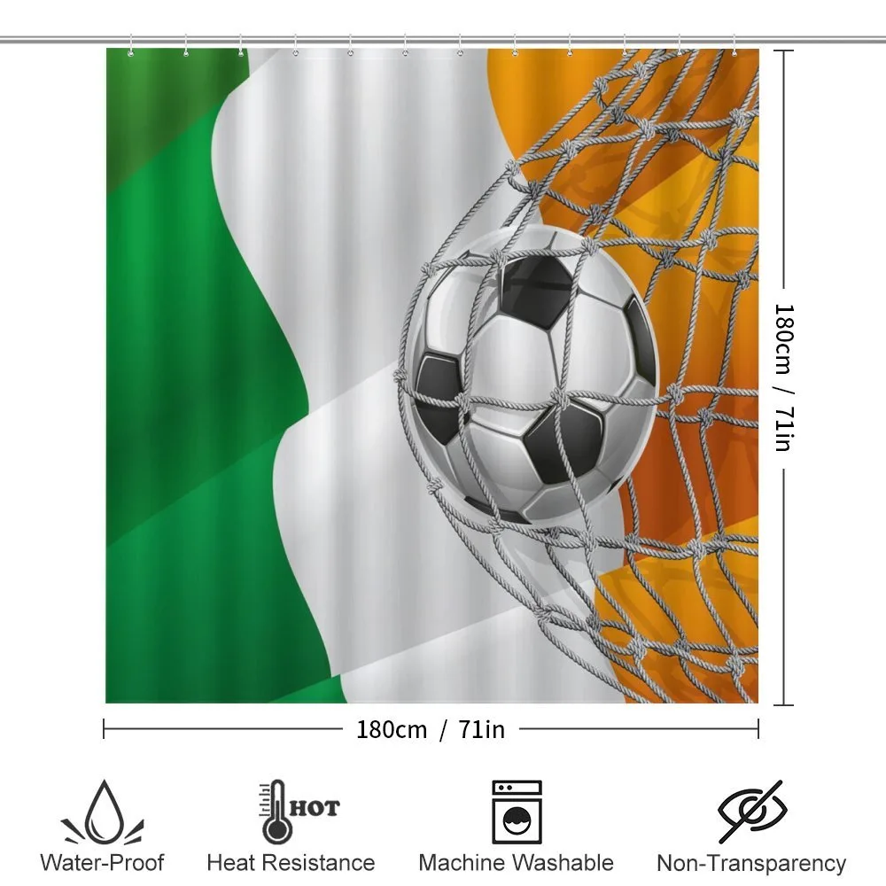 Soccer Ball in Net Goal — Detail 2