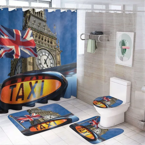 Urban Country on a shower curtain