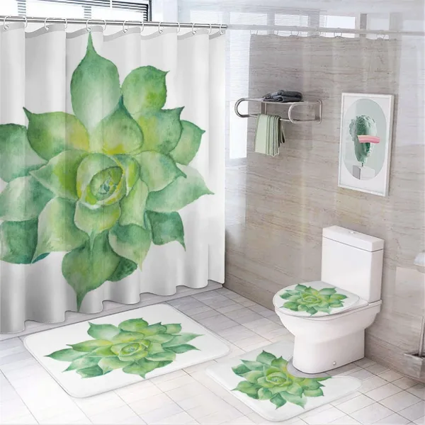 Botanical Gardening Theme on a shower curtain