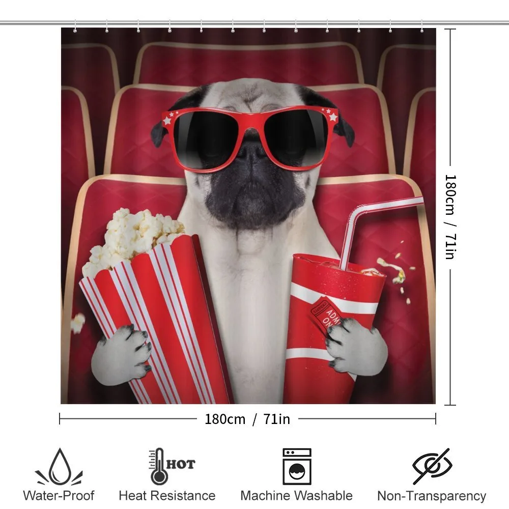Dog Watching Movie Popcorn — Detail 2