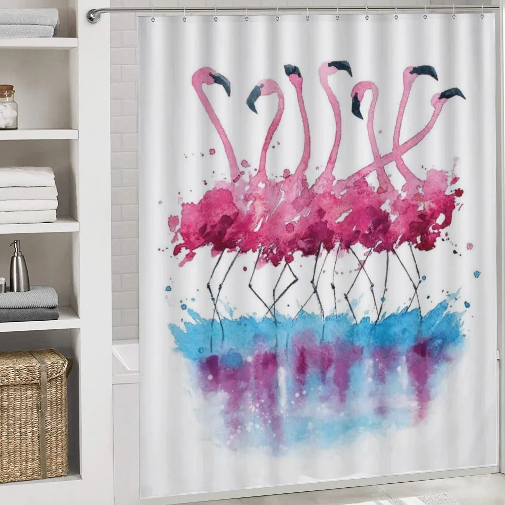 Flamingo and Bird — Detail 4