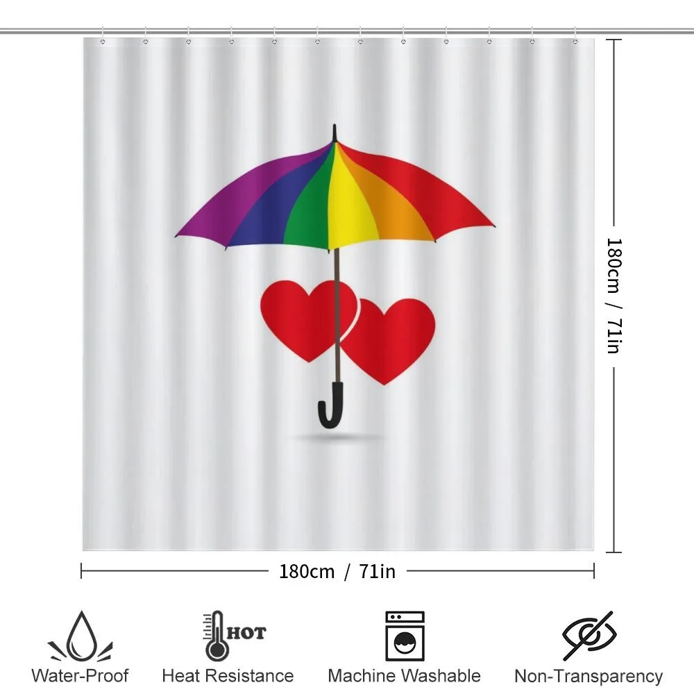 Hearts Umbrella Love — Detail 2