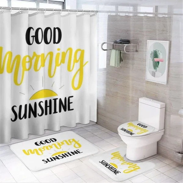 Morning Sunshine on a shower curtain